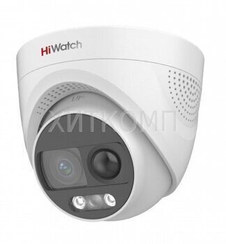 Купольная HD-TVI-видеокамера HiWatch DS-T213X